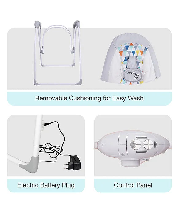 R for Rabbit Snicker Automatic Electric Swing for Kids